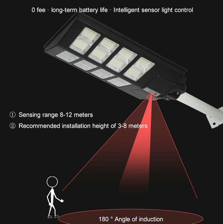 High Lumen Waterproof IP65 Module ABS Outdoor 180W 240W 300W All In One Led Sola 4