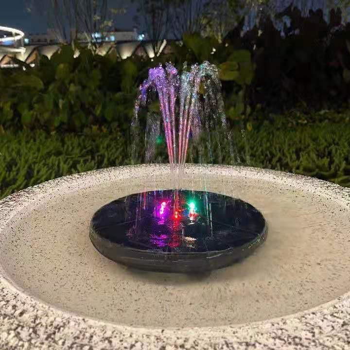 Solar Powered Fountain Pump, Solar Birdbath Fountain, Free Standing Floating Bir 4