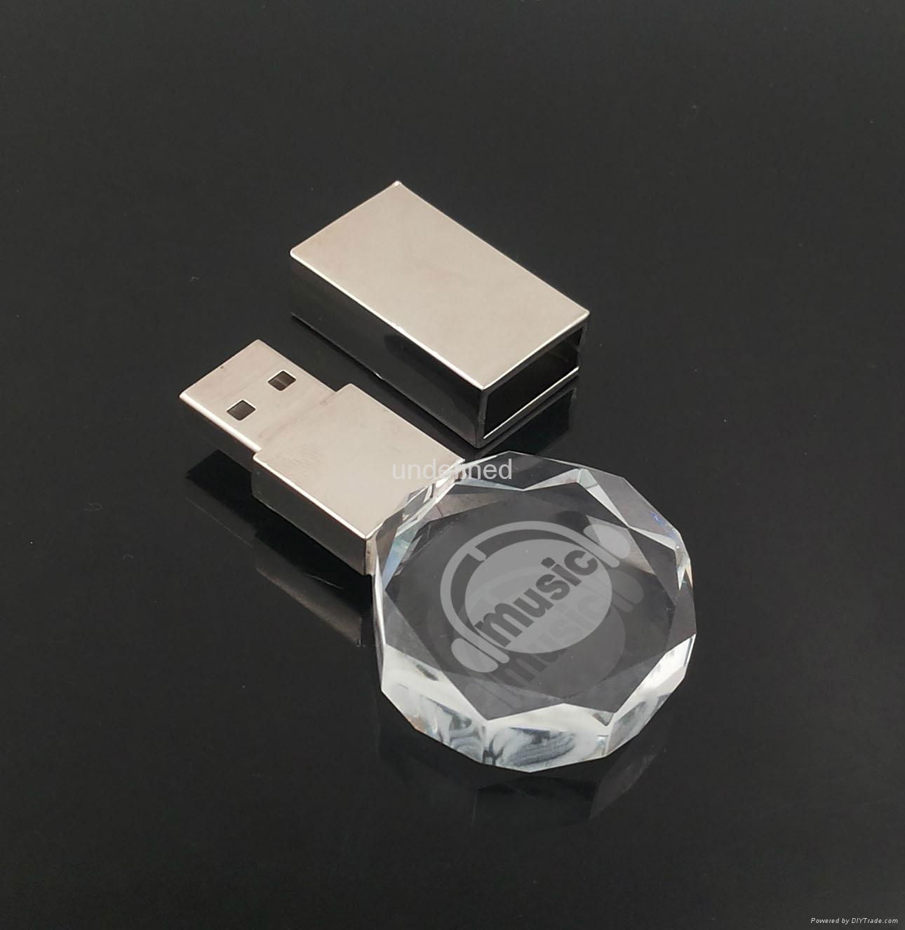 OEM Crystal USB Flash Drivers From 256mb To 32GB 3