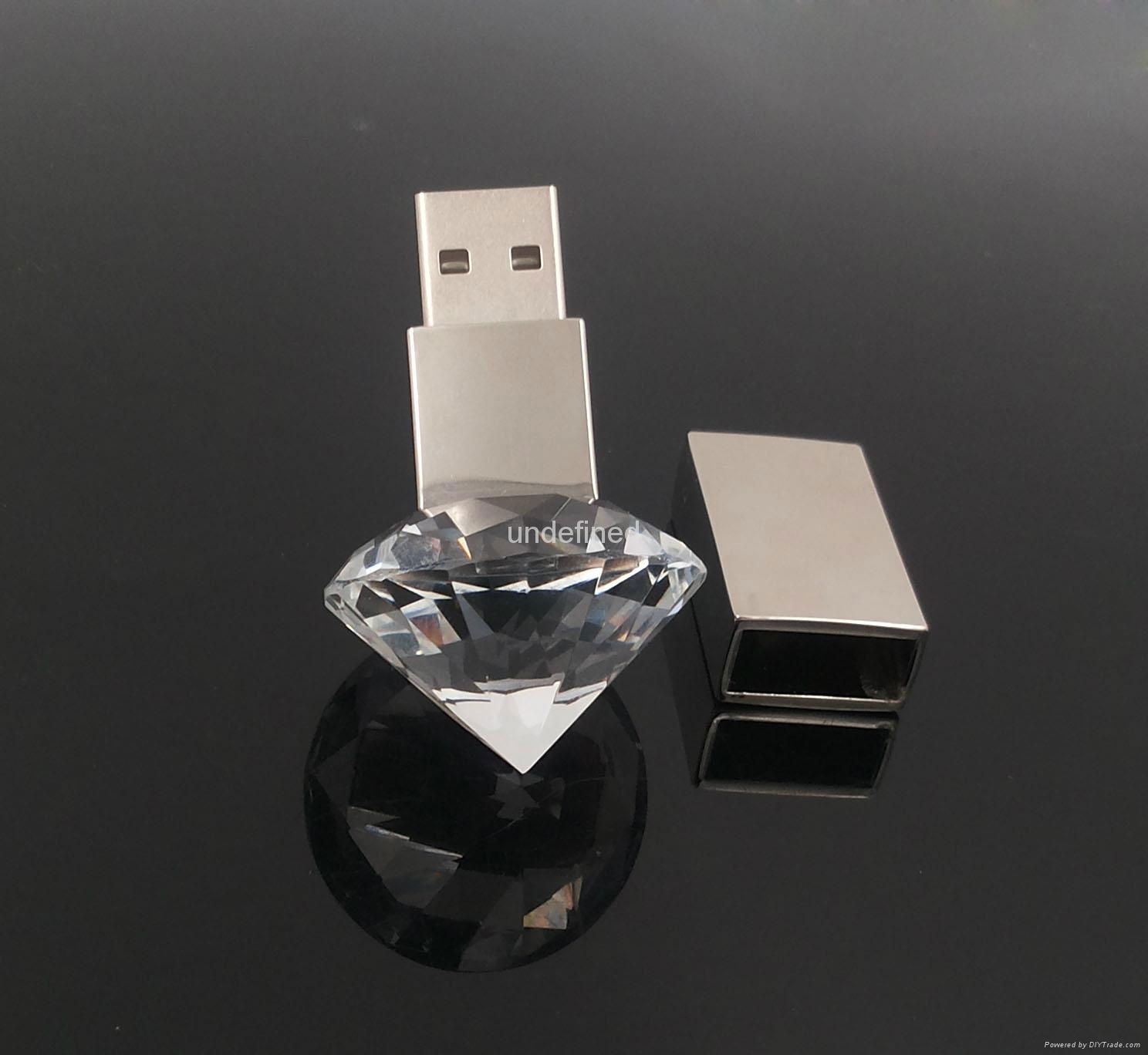 OEM Crystal USB Flash Drivers From 256mb To 32GB 5