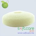 SOFTCARE round cake type 100% natural facial cleansing konjac sponge 2