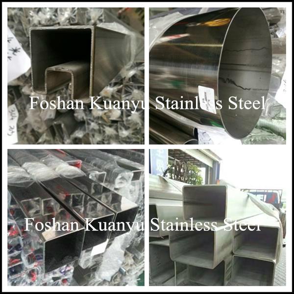 brush polish annealing 304 stainless steel square pipe 4