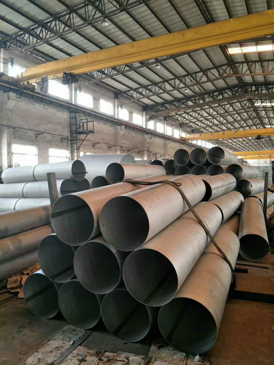 MF surface large diameter 304 316 stainless steel industrial pipe/tube 2