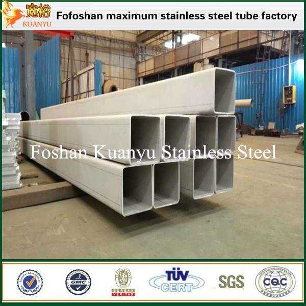 large diameter thick wall ss 316 stainless steel rectangular pipes 2