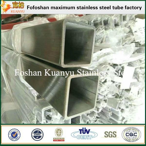 China supplier 304 square stainless steel pipe price per meter 3