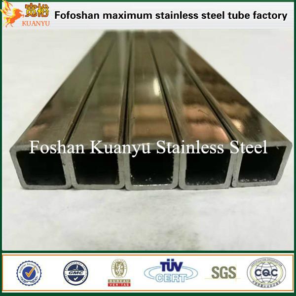 China manufacturer 304 square stainless steel tube 4