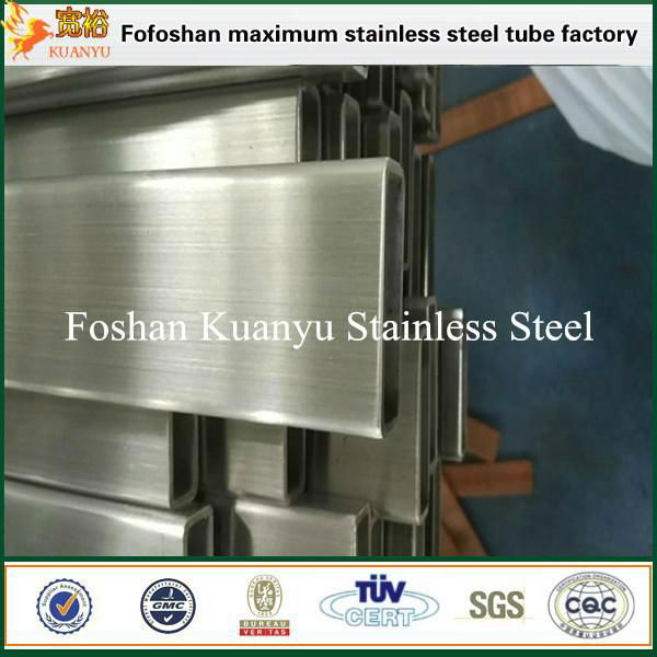 304 316 stainless steel rectangular tube hollow section for selling 4