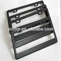 Wholesale Twill glossy carbon fiber license plate frames US car carbon fiber lic 4