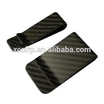 3K Twill weave Real Mini Carbon fiber money clip 3