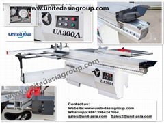 Sliding table saw with EU style table UA300A