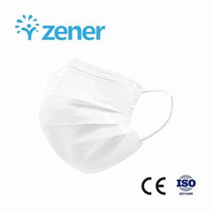 一次性使用医用口罩-白色,CE,BFE≥95%,多鞣,优质布料