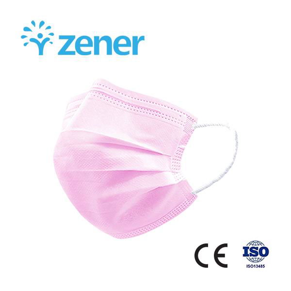Disposable Medical Face Mask-Colorful,CE/ISO/ASTM,Melt-blown fabric,BFE,PFE 2
