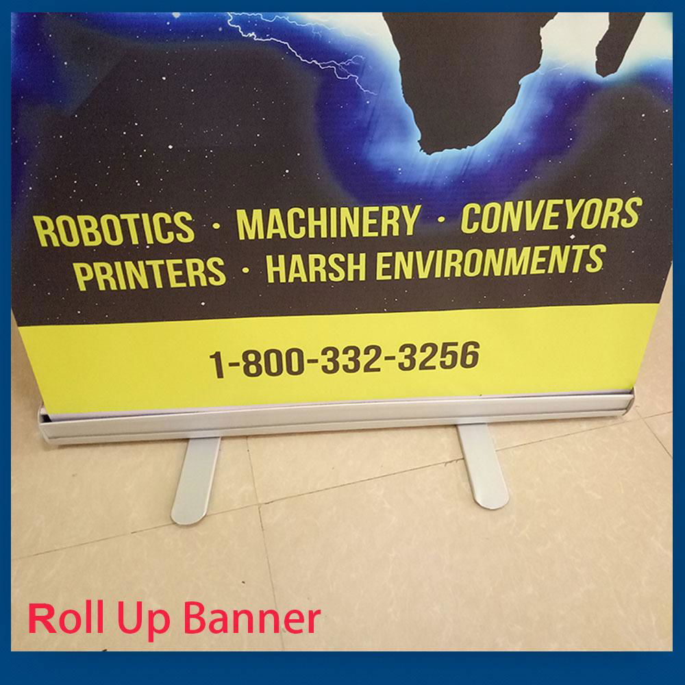 Aluminum Pull Up Stand Retractable Printed Banner