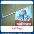 Wall Mount Double Sided Printed Flags Banners