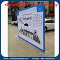 Single Side Printed Straight Fabric Pop Up Displays 3