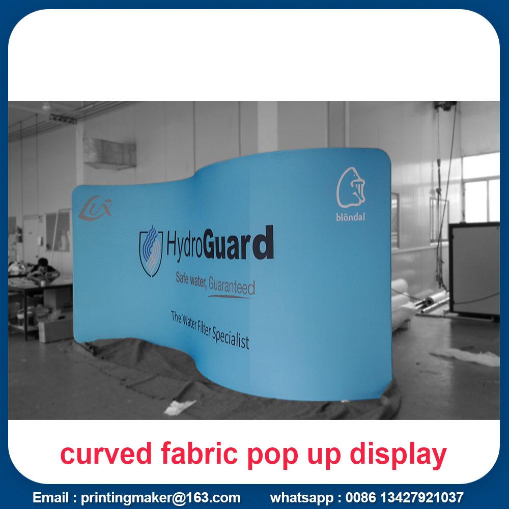 Curved Trade Show Exhibition Display Printing