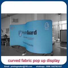 Curved Trade Show Exhibition Display Printing