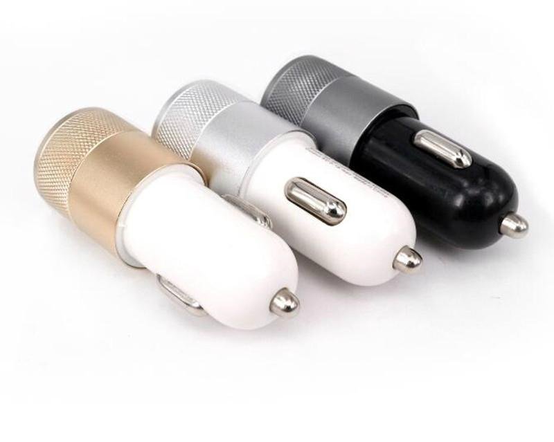 Car Charger  Fast Charger Cheap 2.1A Dual USB  Car Charger With LED Light