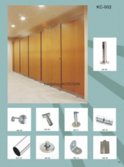 HPL Panel Bathroom Toilet Partitions Accessories