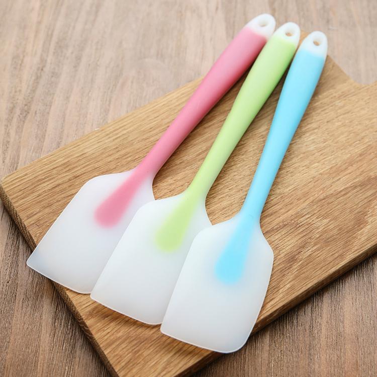 Heat resistant transparent spatula knife shape silicone spatula  4