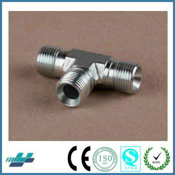Stainless Steel Jic Flared Tees Tube Fittings Replace Parker Fittings and Eaton  2