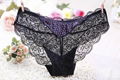 latest popular sexy patern ice silk wearing thong pictures mature women panty 2