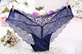 latest popular sexy patern ice silk wearing thong pictures mature women panty 4