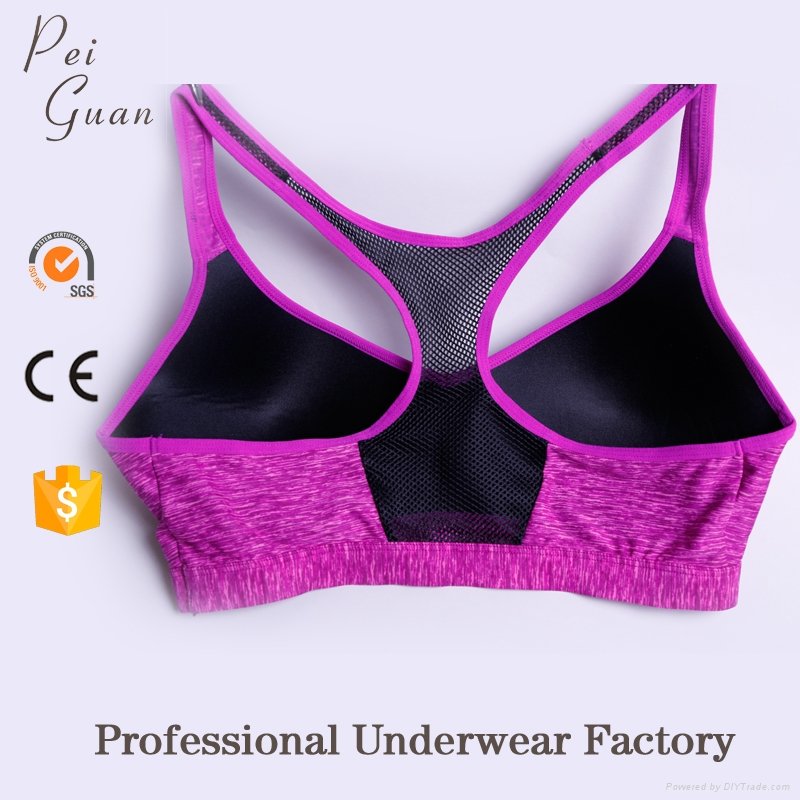new style fashional yoga hot sex sport bra for young girl