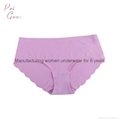 Best sell briefs cute cheap pink color sexy panties cotton ladies seamless
