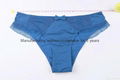 Cheap blue breathable cute young girls spandex underwear  1