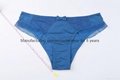 Cheap blue breathable cute young girls spandex underwear  2
