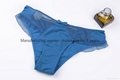 Cheap blue breathable cute young girls spandex underwear  3