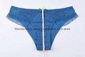 Cheap blue breathable cute young girls spandex underwear  4