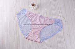 Sexy  Polyester Underwear Satin Non-Trace Hips Up for women