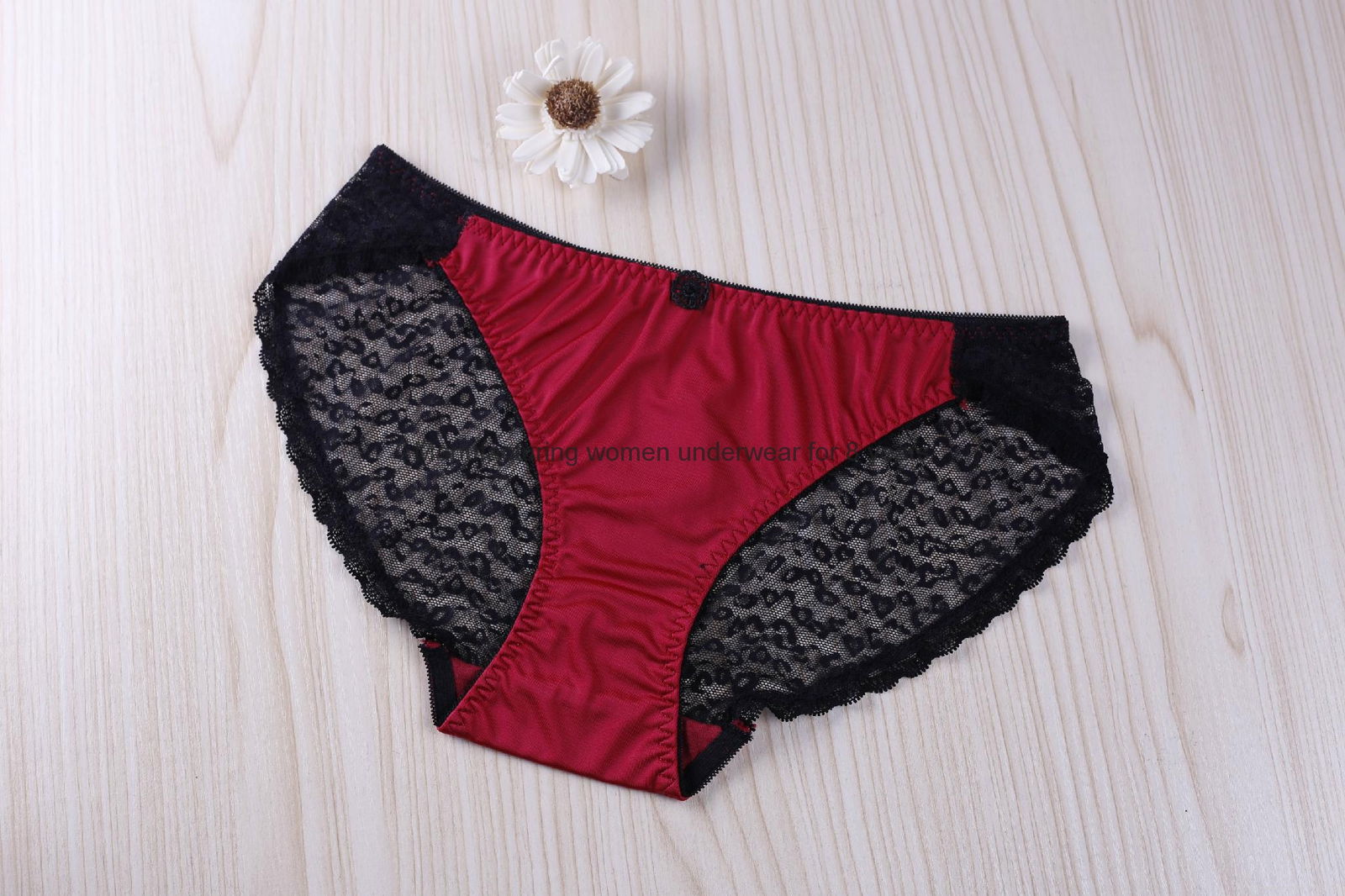 Sexy  Polyester Underwear Satin Non-Trace Hips Up for women 5