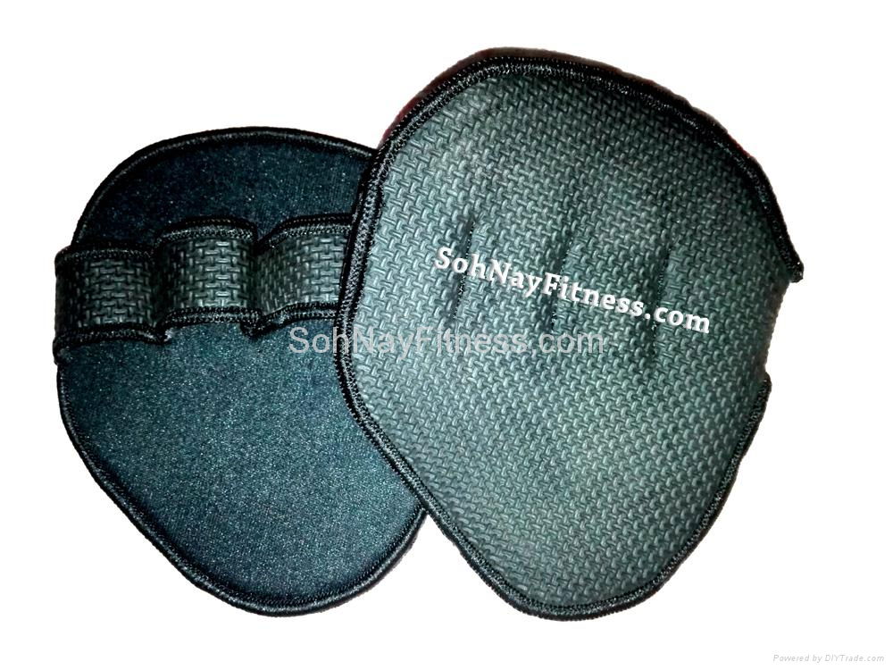 Neoprene Weight Lifting Gloves Grip Pads with custom logo 2