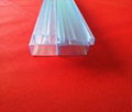 Hot sale PVC hard square plastic packaging tubes China supplier 1