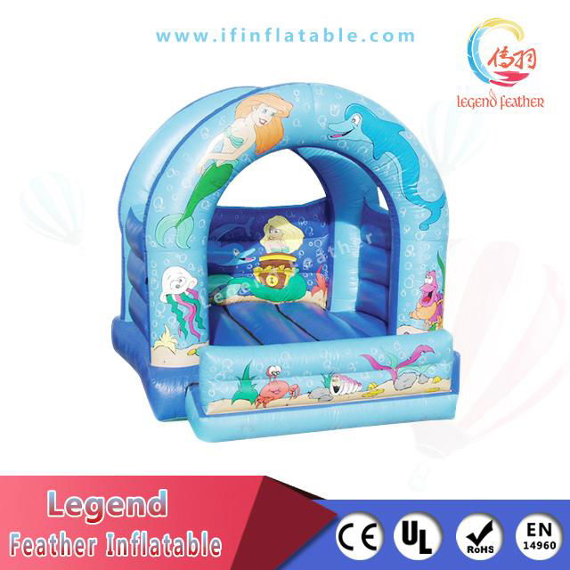 Feather Customized PVC Inflatable Bouncy Castle 2