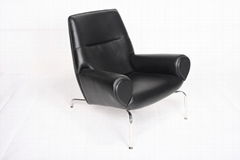 Classic Genuine leather queen chair