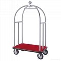 China Heavy-duty Stainless steel Concierge Birdcage Trolley