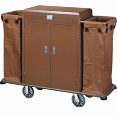 Hotel Housekeeping Maid Carts with door