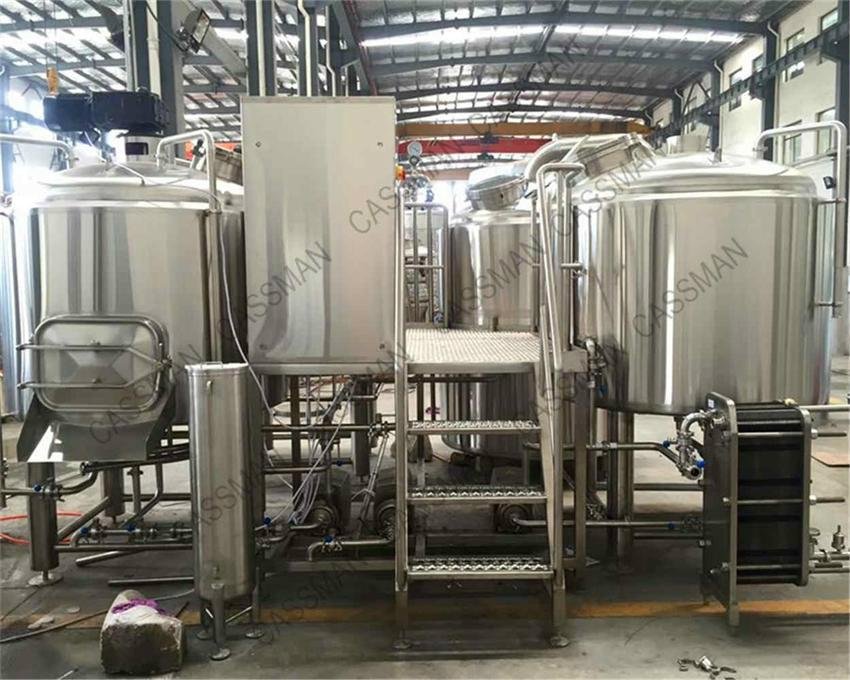 steam heated 5000 liter brew kettle for mini brewery