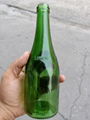 绿色玻璃瓶翠绿玻璃酒瓶
