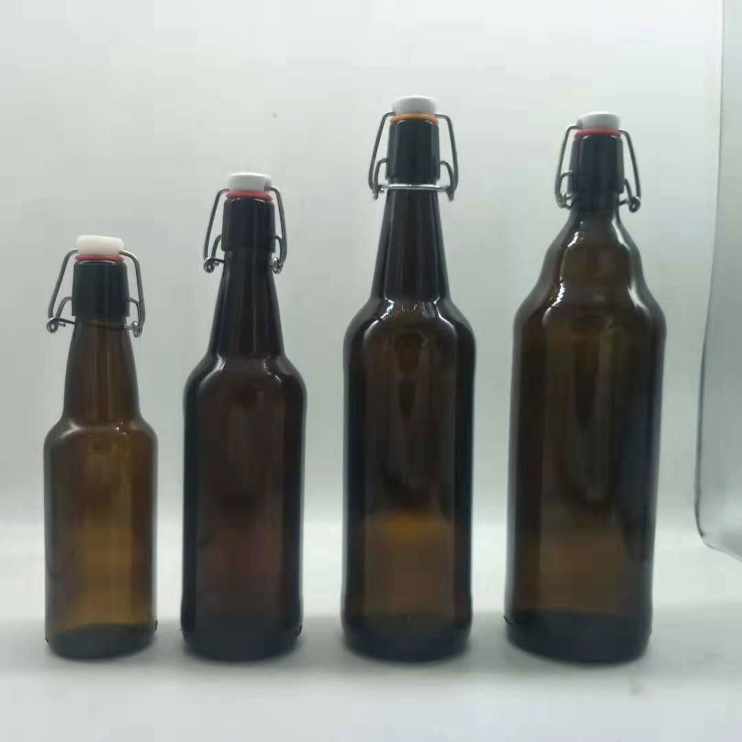 Brown glass bottle, brown glass bottle, amber glass bottle, beer bottle