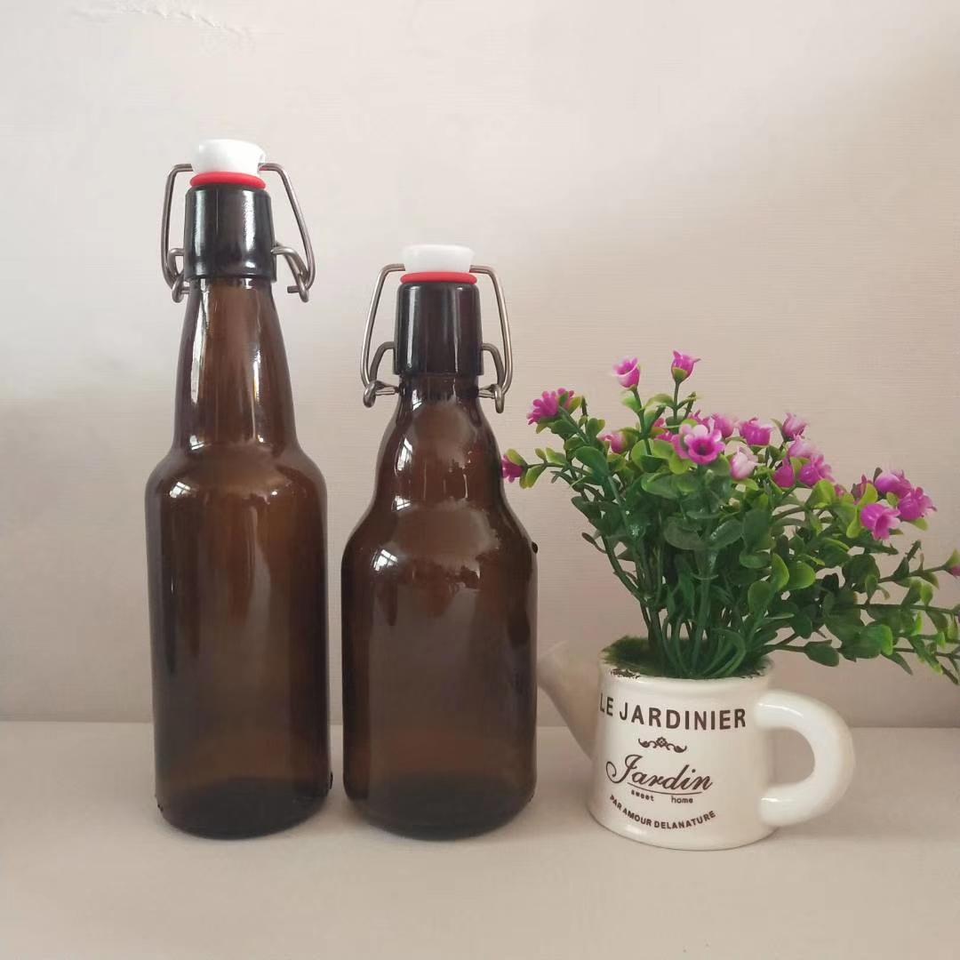 Brown glass bottle, brown glass bottle, amber glass bottle, beer bottle 2