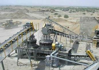 Stone Rock Aggregate Crushing Plant Crusher Production Line 4