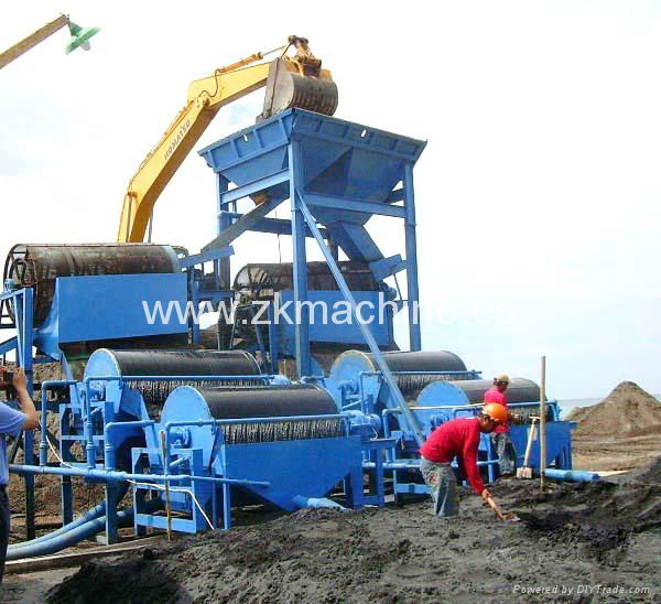 Drum Magnetic Separator for Mineral Coal Iron Gold Silica Sand 4