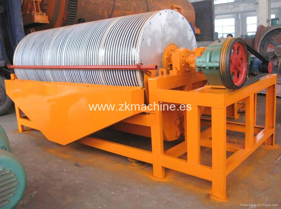 Drum Magnetic Separator for Mineral Coal Iron Gold Silica Sand