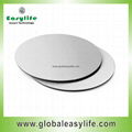 Blank stainless steel metal coaster