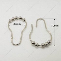 Stainless steel curtain hooks rust proof durable